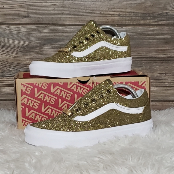 glitter vans size 5
